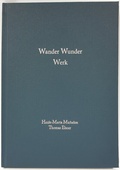 Cover: WANDER WUNDER WERK - unartproduktion
