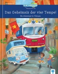 Cover: Das Geheimnis der vier Tempel - Weltenbummler Kids & Company Verlag