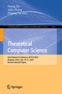 Cover: Theoretical Computer Science - Springer