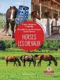 Cover: Les Chevaux (Horses) Bilingual Eng/Fre - Crabtree Roots