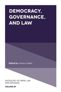 Cover: Democracy, Governance, and Law - Emerald Publishing Limited