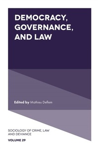 Abbildung von: Democracy, Governance, and Law - Emerald Publishing Limited