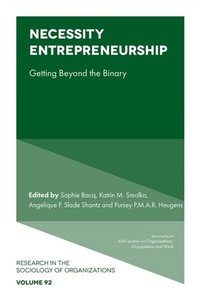 Abbildung von: Necessity Entrepreneurship - Emerald Publishing Limited