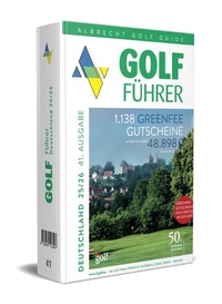 Abbildung von: Albrecht Golf Führer Deutschland 25/26 inklusive Greenfee Gutscheinen - Albrecht Golf Verlag