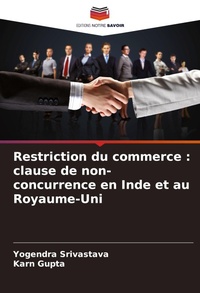 Enlarge image Cover: Restriction du commerce - Editions Notre Savoir