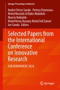 Cover: Selected Papers from the International Conference on Innovative Research - Springer