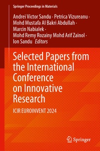 Enlarge image Cover: Selected Papers from the International Conference on Innovative Research - Springer