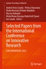 Cover: Selected Papers from the International Conference on Innovative Research - Springer