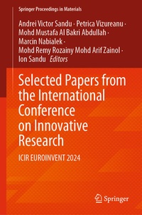 Enlarge image Cover: Selected Papers from the International Conference on Innovative Research - Springer