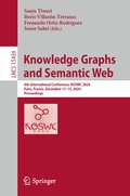 Cover: Knowledge Graphs and Semantic Web - Springer