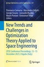 Cover: New Trends and Challenges in Optimization Theory Applied to Space Engineering - Springer