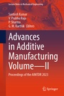Cover: Advances in Additive Manufacturing Volume-II - Springer Nature Switzerland AG