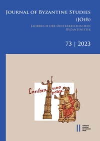 Abbildung von: Journal of Byzantine Studies - Verlag der Österreichischen Akademie der Wissenschaften