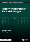 Cover: Theory of Nonregular Factorial Designs - Chapman and Hall