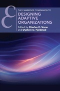 Cover: Designing Adaptive Organizations - Cambridge University Press