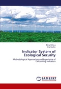 Cover: Indicator System of Ecological Security - LAP Lambert Academic Publishing