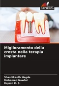 Cover: Miglioramento della cresta nella terapia implantare - Edizioni Sapienza