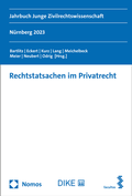 Cover: Rechtstatsachen im Privatrecht - Dike Verlag Z&uuml;rich