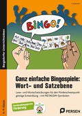 Cover: Ganz einfache Bingospiele: Wort- und Satzebene - Persen Verlag in der AAP Lehrerwelt GmbH