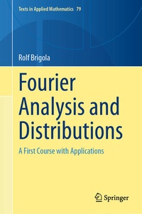 Enlarge image Cover: Fourier Analysis and Distributions - Springer