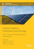 Cover: Carbon Capture Utilization and Storage - Palgrave Macmillan