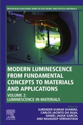 Cover: Modern Luminescence from Fundamental Concepts to Materials and Applications, Volume 2 - Elsevier