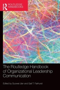 Cover: The Routledge Handbook of Organizational Leadership Communication - Routledge