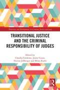Cover: Transitional Justice and the Criminal Responsibility of Judges - Routledge