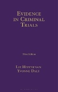 Cover: Evidence in Criminal Trials - Bloomsbury Professional
