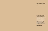Enlarge image Cover: Robert Gober: Slides of a Changing Painting - Primary Information