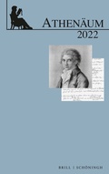 Cover: Athen&auml;um - Jahrbuch der Friedrich Schlegel-Gesellschaft - Brill Deutschland GmbH
