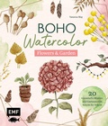 Cover: Boho Watercolor - Flowers & Garden - Edition Michael Fischer / EMF Verlag