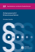 Cover: Zivilprozessrecht 1 - universaar - Universit&auml;tsverlag des Saarlandes
