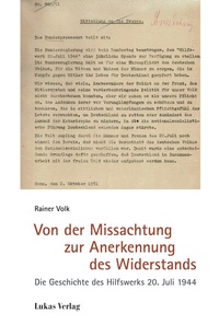 Abbildung von: Von der Missachtung zur Anerkennung des Widerstands - Lukas Verlag für Kunst- und Geistesgeschichte
