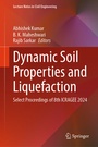 Cover: Dynamic Soil Properties and Liquefaction - Springer Nature Switzerland AG