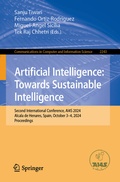 Cover: Artificial Intelligence: Towards Sustainable Intelligence - Springer