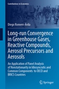 Cover: Long-run Convergence in Greenhouse Gases, Reactive Compounds, Aerosol Precursors and Aerosols - Springer