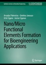 Cover: Nano/Micro Functional Elements Formation for Bioengineering Applications - Springer