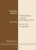 Cover: I libretti italiani a stampa dalle origini al 1800. Catalogo analitico con 16 indici - Hollitzer Wissenschaftsverlag