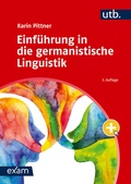 Cover: Einf&uuml;hrung in die germanistische Linguistik - UTB
