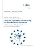 Cover: DIRK-Guide: CSRD/ESRS: Organisatorische Umsetzung der neuen ESG-Reporting-Pflichten - DIRK - Deutscher Investor Relations Verband e.V.