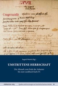 Cover: Umstrittene Herrschaft - Mitteldeutscher Verlag