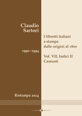 Cover: I libretti italiani a stampa dalle origini al 1800. Catalogo analitico con 16 indici - Hollitzer Wissenschaftsverlag