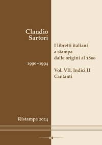 Abbildung von: I libretti italiani a stampa dalle origini al 1800. Catalogo analitico con 16 indici - Hollitzer Wissenschaftsverlag