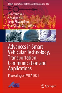 Enlarge image Cover: Advances in Smart Vehicular Technology, Transportation, Communication and Applications - Springer Nature Switzerland AG