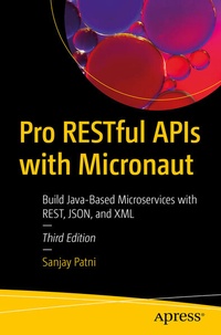 Enlarge image Cover: Pro RESTful APIs with Micronaut - APress
