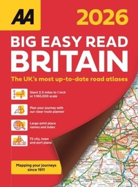 Abbildung von: AA Big Easy Read Atlas Britain 2026 2026 - Automobile Association
