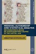 Cover: Medieval Authorship and Statistical Analysis - Arc Humanities Press