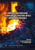 Cover: Properties and Processing Technologies of Structural Metals and Bio-Based Materials - Trans Tech Publications Ltd