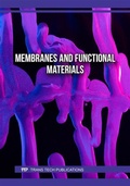 Cover: Membranes and Functional Materials - Trans Tech Publications Ltd